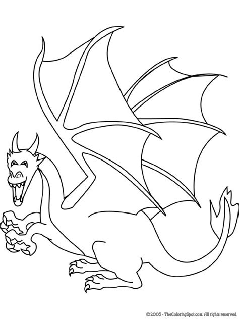 dragon coloring page  audio stories  kids  coloring pages