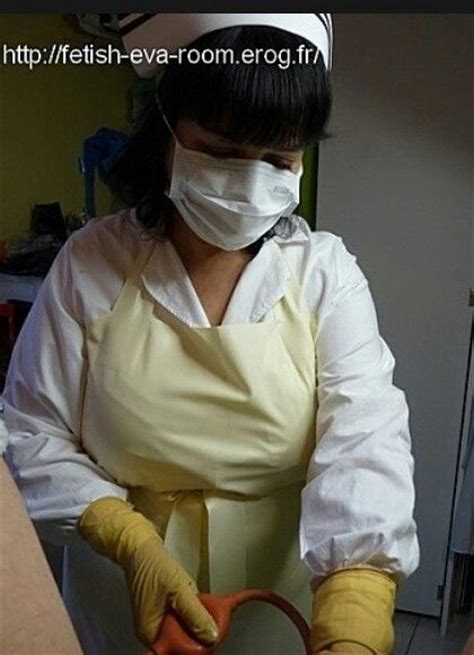 rubber nurse fetish tube woman solo
