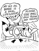 Sly Birdie Lifesaver sketch template