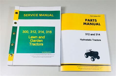 service manual parts catalog set  john deere   lawn garden tr peaceful creek
