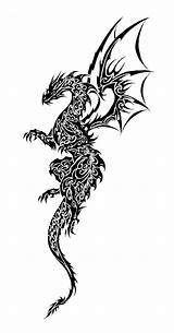 Dragon Tribal Tattoo Dragons Deviantart Tattoos Chest Shoulder Designs Drawing Celtic Simple Tatoo Drawings Clip Cool Clipart Orig12 Evil Stencil sketch template