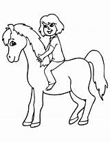 Horse Girl Coloring Riding Pages Kids Horses Drawing Rider Girls Horseback Dessin Colouring Pony Clipart Print Printactivities Poney Coloringpages Popular sketch template
