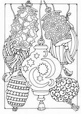 Coloring Chinese Lanterns Print sketch template