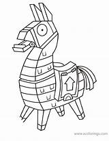 Fortnite Llama Coloring Pages Para Dibujo Printable Kids Colorear Imprimir Dibujos Color Drawing Colouring Loot Easy Sign Mister Draw Sheets sketch template