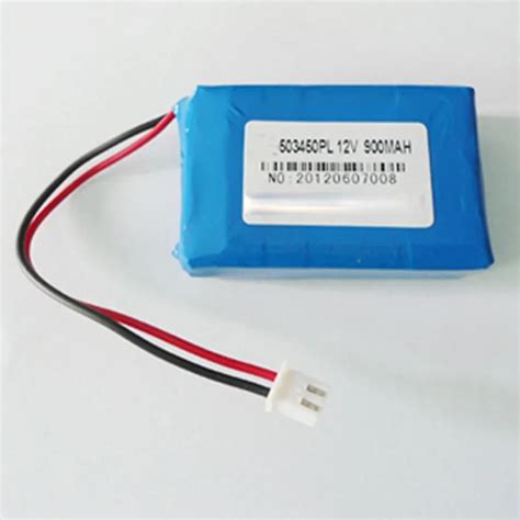 Lipo Battery Pack 503450 Dc 12v 900mah Lithium Ion Polymer Mini 12v