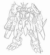 Omegamon Digimon Pages Colouring Lineart Search Again Bar Case Looking Don Print Use Find sketch template