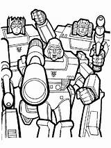 Coloring Pages Decepticon Popular sketch template