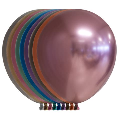 chrome ballonnen mix kleuren cm st feestbazaarnl