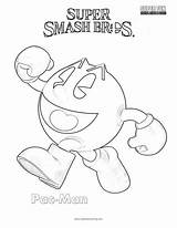 Smash Pac Coloring Super Man Brothers Bros Pages Fun sketch template