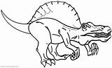 Spinosaurus Menacing Xcolorings sketch template