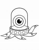 775d Octopus sketch template