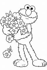 Coloring Pages Elmo Printable Kids sketch template