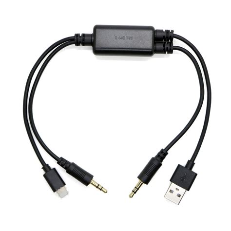 mm jack usb aux input cable adapter  bmw mini cooper  iphone