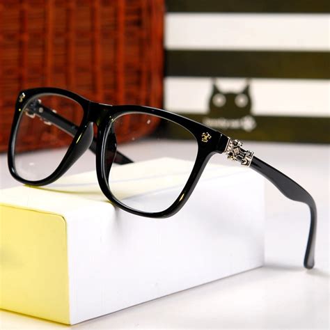 retro new designer eyewear frame glasses clear elegant leg men women