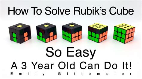 solve  rubiks cube easy beginner method