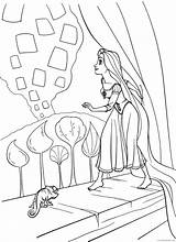 Coloring4free Rapunzel Tangled sketch template