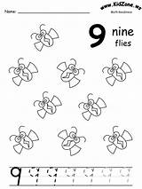Kidzone Preschoolers Preschoolactivities Want Nine Count sketch template