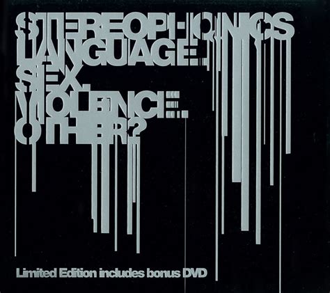 stereophonics language sex violence other 2005 cd discogs