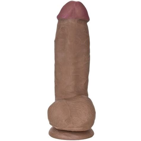 real man cyberskin perfect pecker 8 brown sex toys