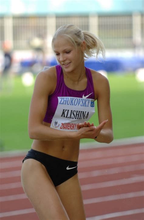 darya klishina russian track and field beautiful athletes female athletes darya klishina