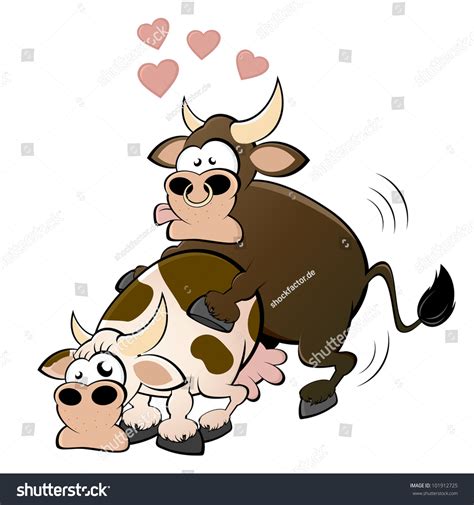 Cow Bull Having Sex Stock Vector 101912725 Shutterstock