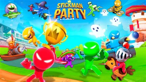 stickman funny minigames stickman party  player gameplay android ios walkthrough