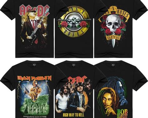 buy customized rock band  shirts