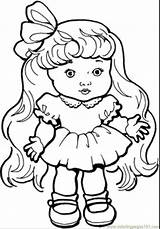 Coloring Baby Girl Pages Print Library Clipart sketch template