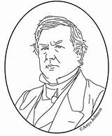 Coloring History Millard Fillmore Pages sketch template