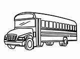 Bus Buses Procoloring Colouring Transportation sketch template
