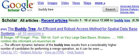 google search results show metadata  scientific papers