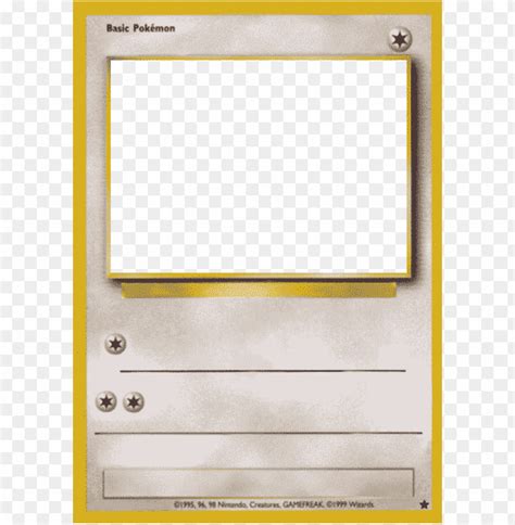 blank pokemon card template    pokemon  pokemon card