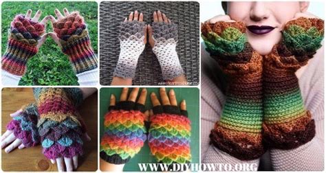 marvin diyhowto org twitter fingerless gloves crochet pattern