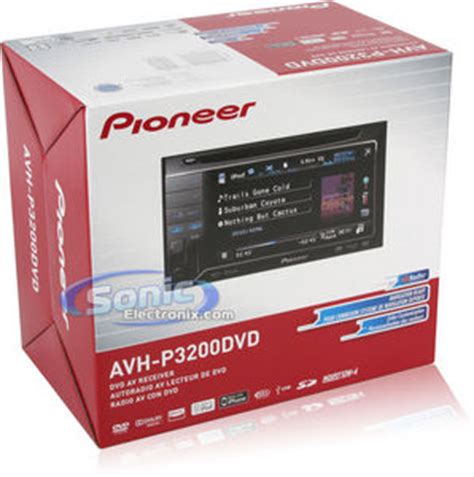 pioneer avh pdvd double din  touchscreen dvd receiver