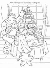 Coloring Wedding Pages Disney Princess Getcolorings Getdrawings Printable sketch template