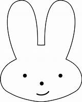 Bunny Outline Rabbit Coloring Speaks Clipartix sketch template