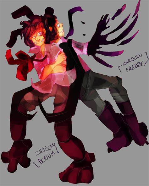 Fnaf Human Shadow Freddy Shadow Bonnie By Mikymichelle On