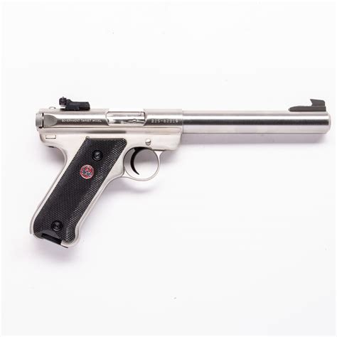 ruger mkii target stainless  sale  excellent condition gunscom