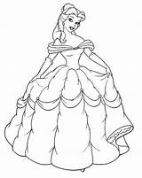 Coloring Princess Disney Pages Aurora Beautiful Belle Drawing Para Baby Colouring Printable Beauty Princesas Colorear Sleeping Print Kids Sheets Color sketch template