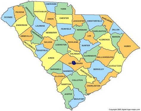 acceptable city names orangeburg