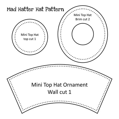 paper top hat template