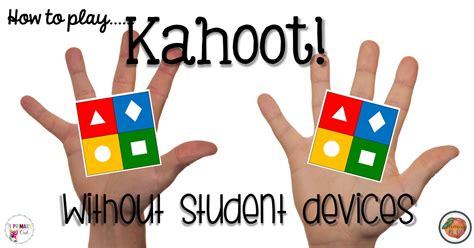 primary peach   play kahoot  student devices