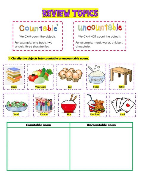nouns worksheet vocabulary worksheets worksheets  kids english