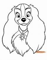 Lady Tramp Coloring Pages Disney Kids Printable Disneyclips Print Color Collar Jock Peg Colors Book Wearing Funstuff Search sketch template