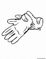 Coloring Pages Gloves Winter Printable Clipartbest Template sketch template