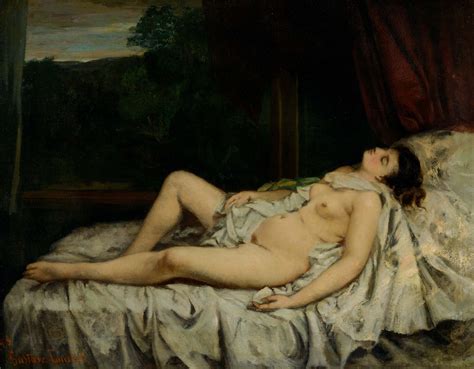 Sleeping Nude By Gustave Courbet Painted 1858 Imgur