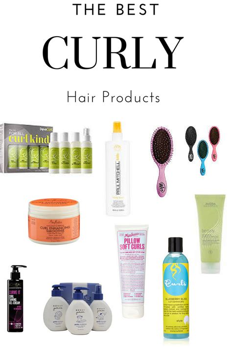 curly hair products  life