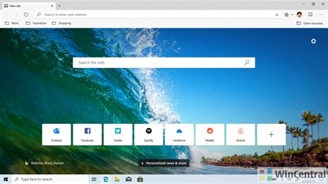 microsoft edge supports search providers   bing    tab page search bar  dev