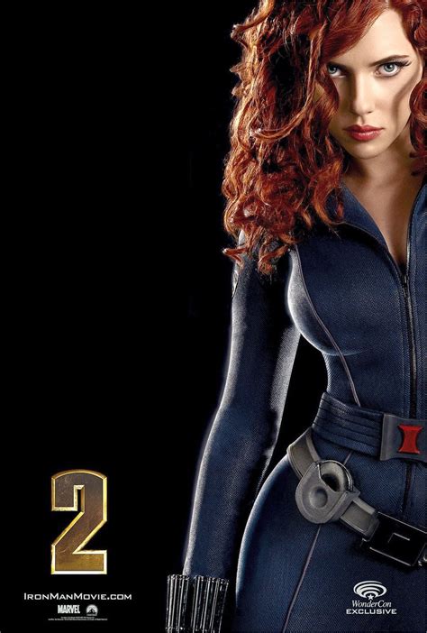 Scarlett Johansson S Sexy Iron Man 2 Poster Skintight Catsuit
