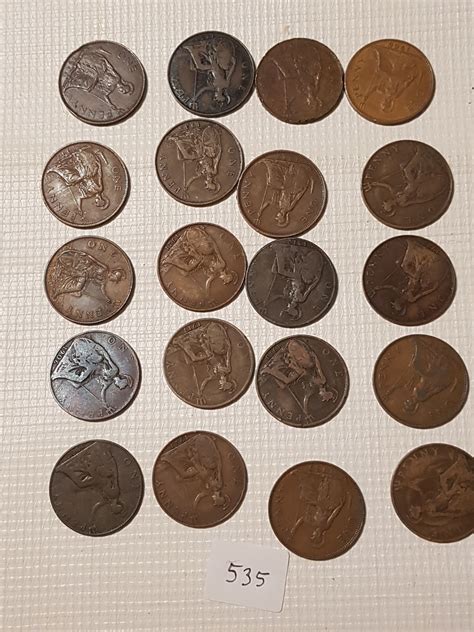 british large pennies